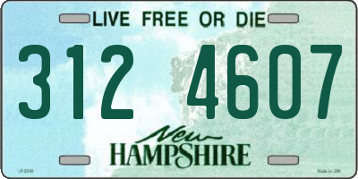 NH license plate 3124607