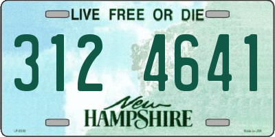 NH license plate 3124641