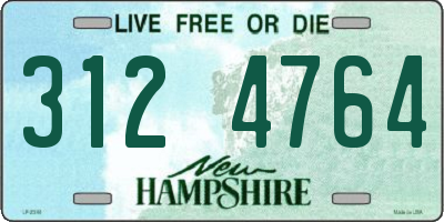 NH license plate 3124764