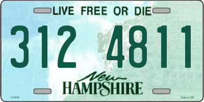 NH license plate 3124811