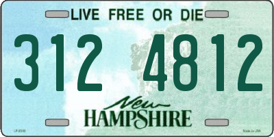 NH license plate 3124812