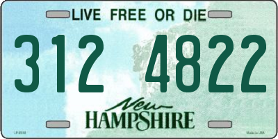 NH license plate 3124822