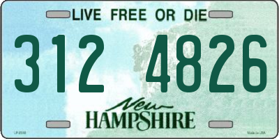 NH license plate 3124826