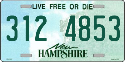 NH license plate 3124853
