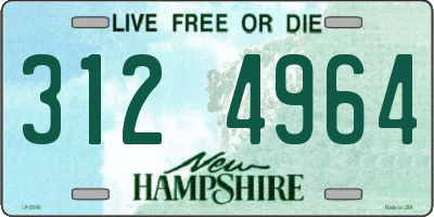 NH license plate 3124964
