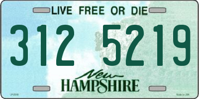 NH license plate 3125219