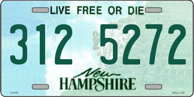 NH license plate 3125272