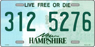 NH license plate 3125276