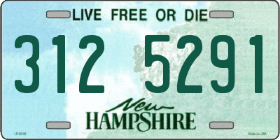 NH license plate 3125291