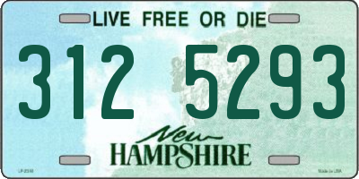 NH license plate 3125293