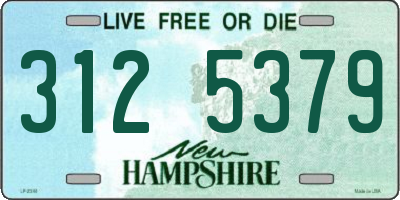 NH license plate 3125379
