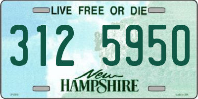 NH license plate 3125950