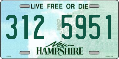NH license plate 3125951