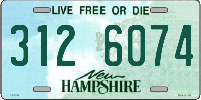 NH license plate 3126074
