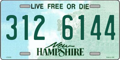 NH license plate 3126144