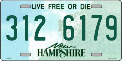 NH license plate 3126179