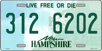 NH license plate 3126202