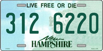 NH license plate 3126220