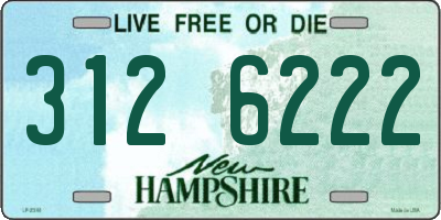 NH license plate 3126222