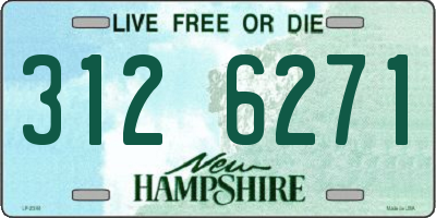 NH license plate 3126271
