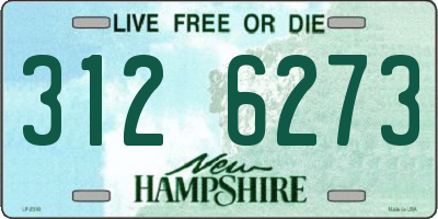 NH license plate 3126273