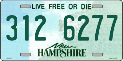 NH license plate 3126277