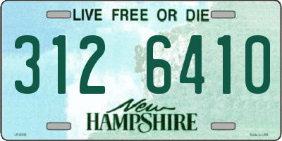 NH license plate 3126410