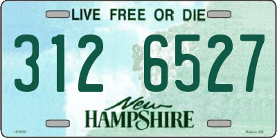 NH license plate 3126527