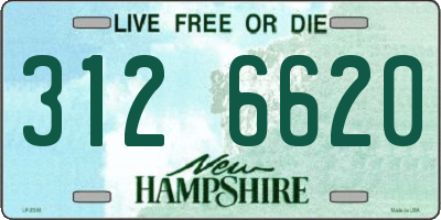 NH license plate 3126620