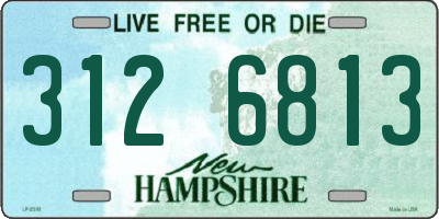 NH license plate 3126813