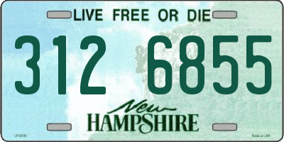 NH license plate 3126855