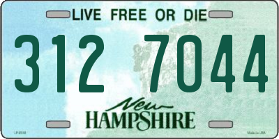 NH license plate 3127044