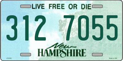 NH license plate 3127055