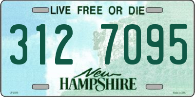 NH license plate 3127095