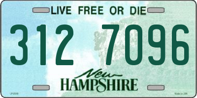 NH license plate 3127096