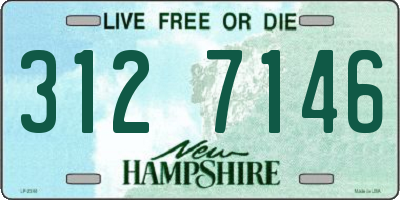 NH license plate 3127146
