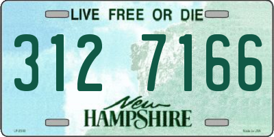 NH license plate 3127166