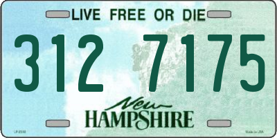 NH license plate 3127175