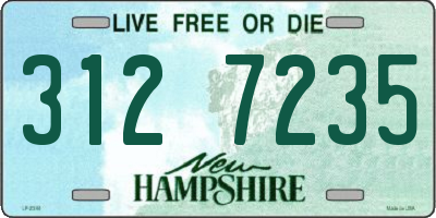 NH license plate 3127235