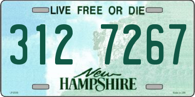 NH license plate 3127267