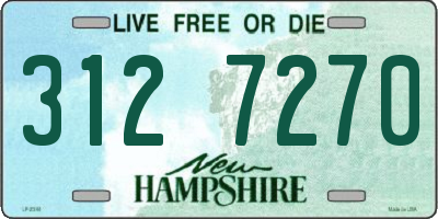 NH license plate 3127270