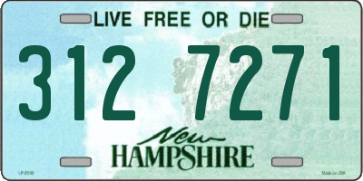 NH license plate 3127271