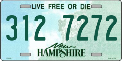 NH license plate 3127272