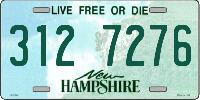 NH license plate 3127276