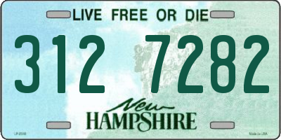 NH license plate 3127282