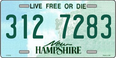 NH license plate 3127283