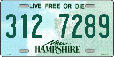 NH license plate 3127289