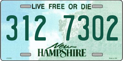 NH license plate 3127302