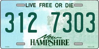 NH license plate 3127303