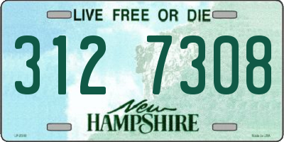 NH license plate 3127308